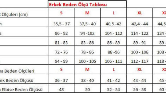 Kaç beden giyiyorsunuz?