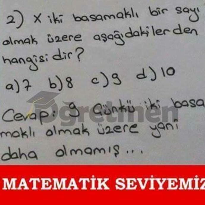 ●Matematikte Nasıldınız 🔢🔢🔢🔢🔢🔢🔢?