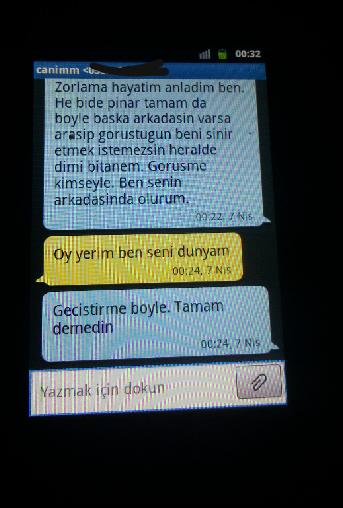 Benim gibi sevgilisine uyuzluk yapmayı seven var mı?