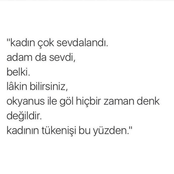 Bir kadının sevgisiyle, bir erkeğin sevgisi denk olabilir mi?