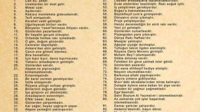 Rakı içmek için bir bahaneniz var mı?