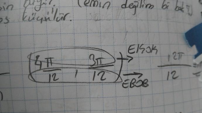 Trigonometri ve ebob ekok sorusu yapabilen? 
