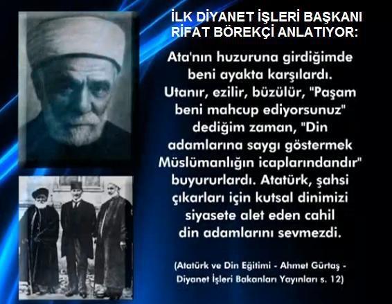 Başbuğ Atatürk dinine tam bağlı bir müslümanmıydı? Koyu bir İslamcımıydı?