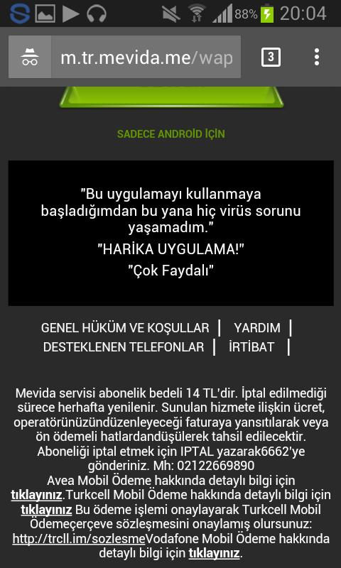 Arkadaşlar telefona virüs kapti galiba bir bakar misiniz lütfenn?