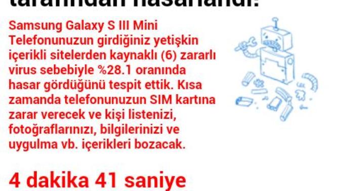 Arkadaşlar telefona virüs kapti galiba bir bakar misiniz lütfenn?