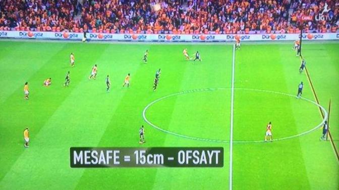 Gs nin attığı gol ofsayt mı?