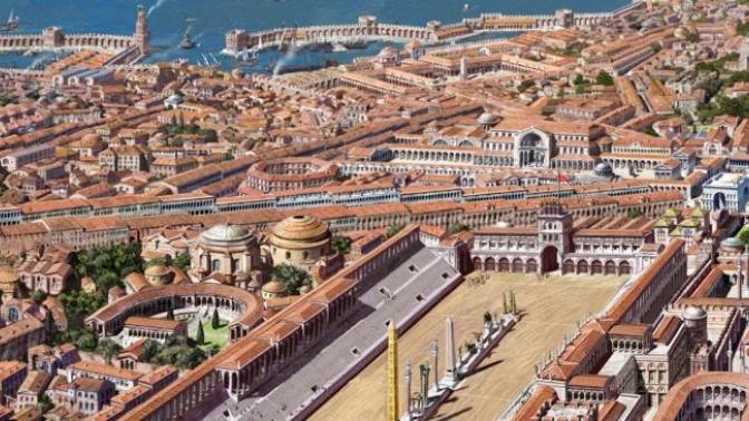 İstanbul'un 600 yıl önceki hali 3d olarak canlandırılmış. Bu muazzam Bizans mimarisini neden/niçin yerle bir ettik?