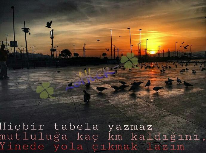 Mutluluğa kaç km kaldı....?