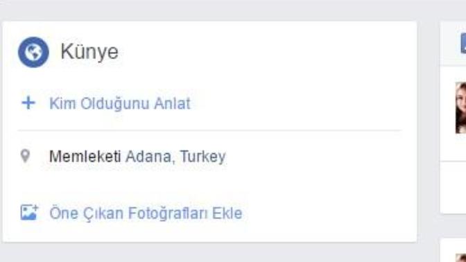 Facebook hesabımda temel bilgiler gözükmüyor +1 ?