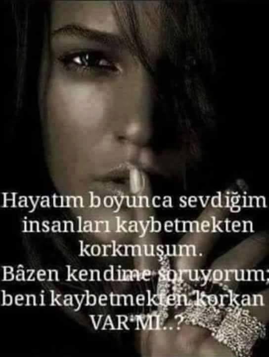 Kaybetmekten korkuyorum dediğiniz ne var?