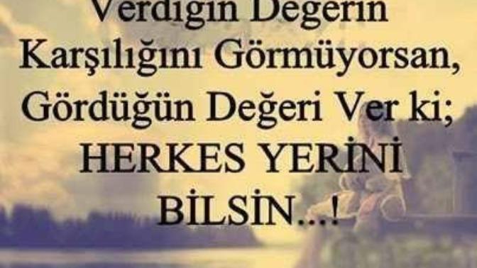 Siz ne kadar değer verirsiniz?