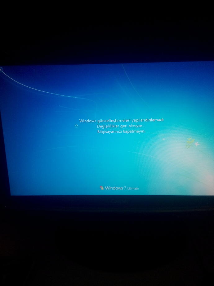 Win7 ultimate açılmıyor?