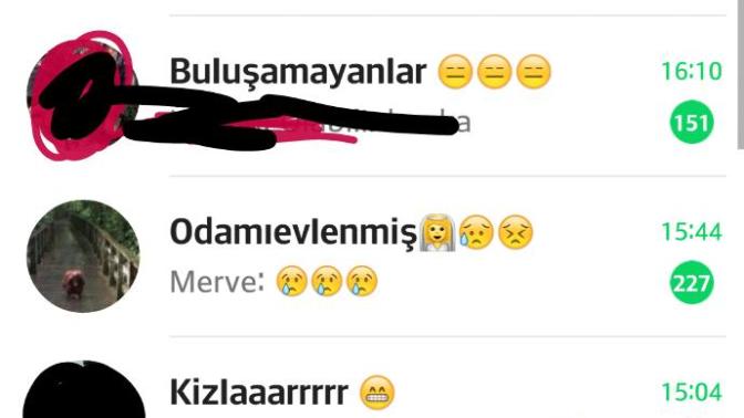 Kaç tane whatsapp grubunuz var?