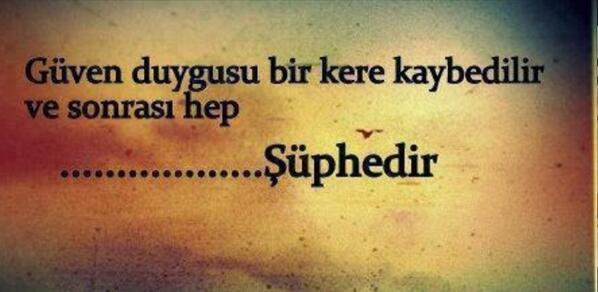 Yikilan guveni yeniden insaa etmek mumkun mudur?