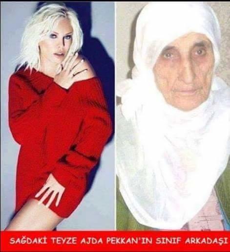 Ajda Pekkanın ilk okul arkadaşına bakin?