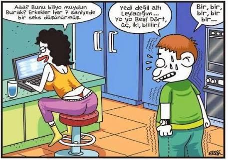 Erkekler gerçekten 7 saniye de bir seks mi düşünür?