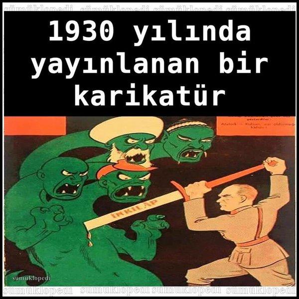 1930 yılında yayınlanan bu karikatür sizce gerçek midir?