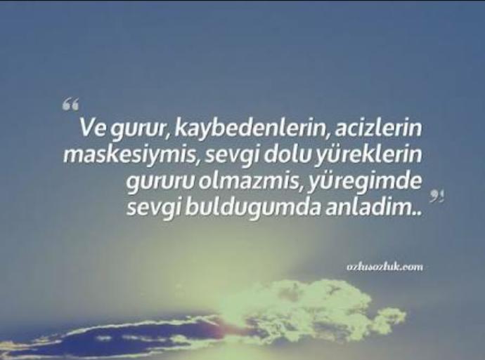 Aşkta gurur olur mu ? 