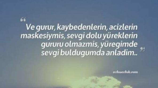 Aşkta gurur olur mu?