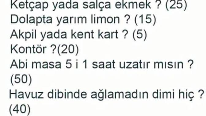 Fakirlik testi yüzde kaç fakirsiniz :) en fakire EİG :) ?