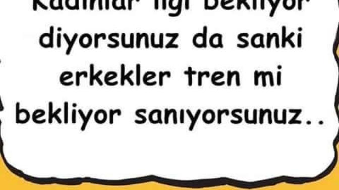 Sizce kadınlar ilgi bekliyor da erkekler ne bekliyor?