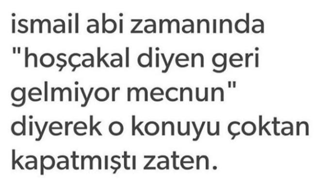 “Hoşçakal” diyen geri gelir mi?