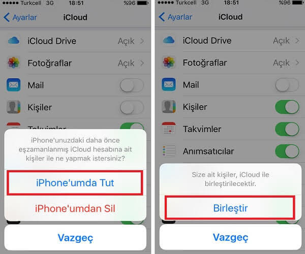 Telefondan silinen numaralar nasıl geri getirilir?