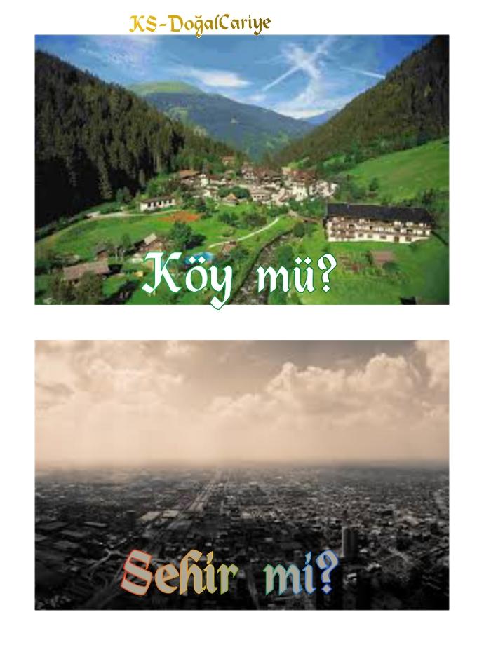 Köy mü? Şehir mi? 