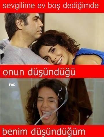 sevgiliniz ev boş dediğinde aklınıza ne geliyor ne hayal ediyorsunuz ?