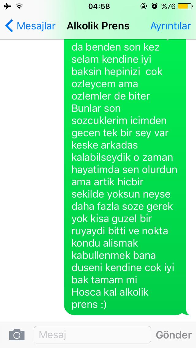 Sessizce terk eden erkek arkadaşıma yazdığım mesaj hakkında ne düşünüyorsunuz?