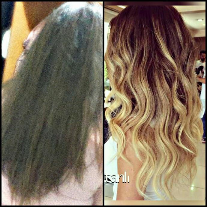 Ombre yaptıranlar yardımm?