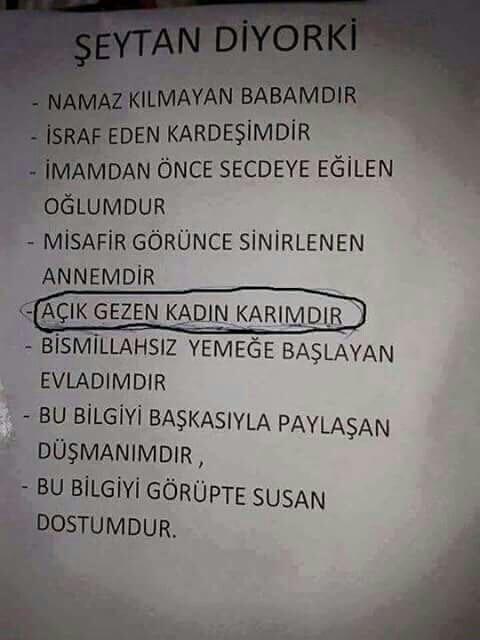 Şeytan ne diyor bakın 🤔 ???