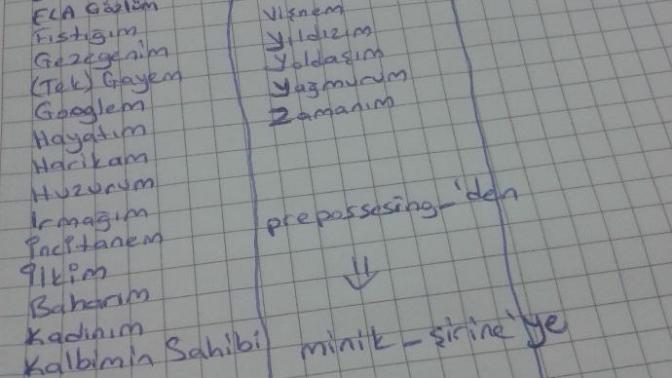 Sevdiğine nasıl seslenirsiniz? Sevdiğiniz size ne dese mutlu olursunuz?
