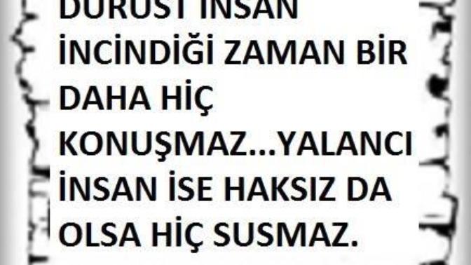 Sizce dürüst insan kimdir?