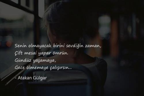 Siz hic sizin olmayacak birini sevdiniz mi?