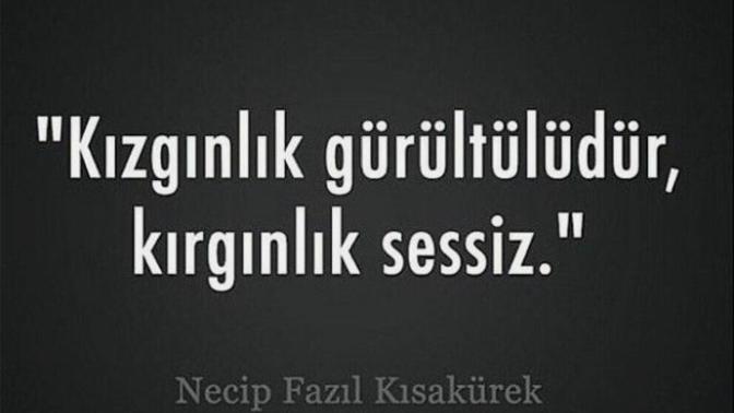 Kızgın mısınız? Kırgın mı?