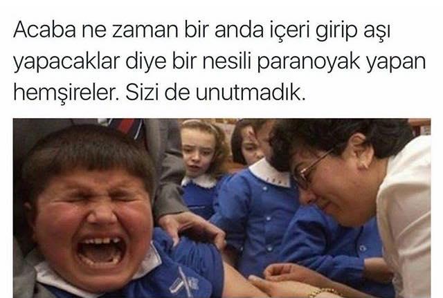 İlkokulda Baskın Yapıp Aşı Yapacağız Diyen Hemşirelerden Korkar Mıydınız (Bir nesil'in acımasızca aşılanması) ?