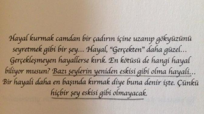 Keşke eskisi gibi olsa dediğin ne var?