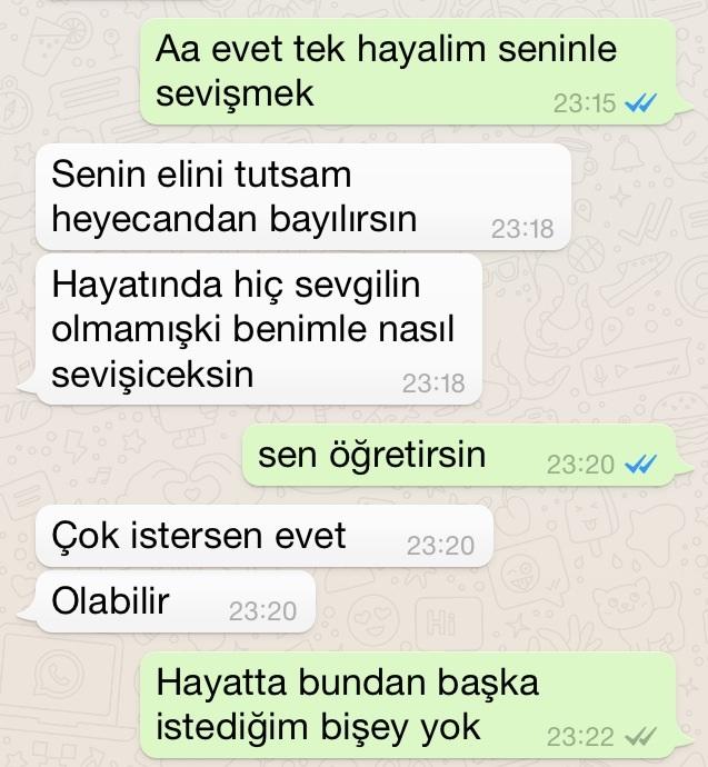 Bugün yanıma geldi sonra bunları yazdı baksanıza dalga mo geçiyo ciddi mi benden hoşlanıyo mu acaba?
