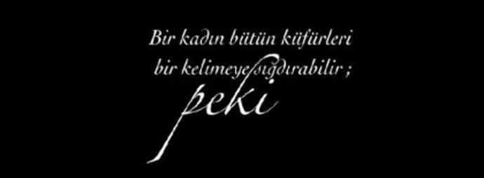 Herkesin Dilinde Bir Peki Kelimesi Dökülüyor 