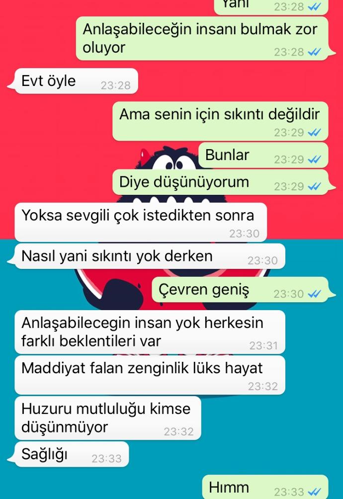Bu konuşmadan ne çıkarıyorsunuz?