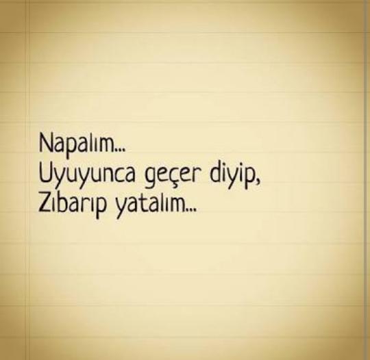 Uyuyunca mı geçer Geçince mı uyursun?<br />Sorular sorular sorular... ?