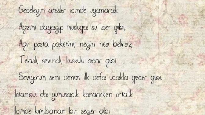 Sizce En güzel Aşk Şiiri hangisi?