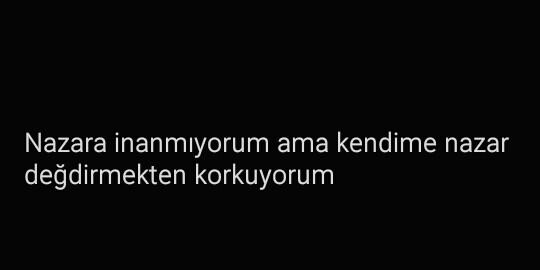 Nazara inanıyor musunuz?