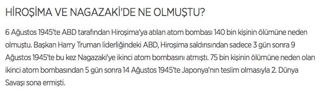 Amerika, Hiroşima ve Nagazakiye atmış oldugu Atom bombaları için Japonyadan özür dilemeli mi? Yorumlarınız nelerdir?