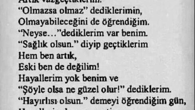 Neleri bosverdiniz hayatinizda?