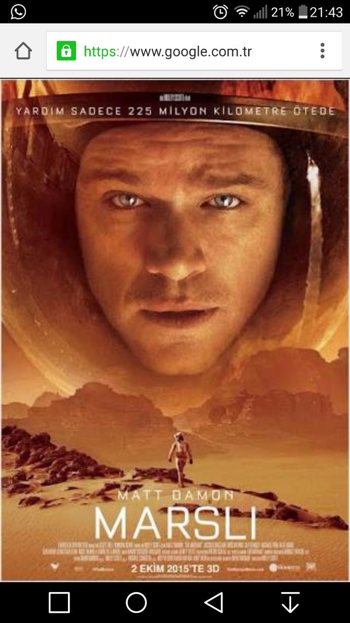 Bana göre bu film oscar almalı dediğiniz filmler var mı?