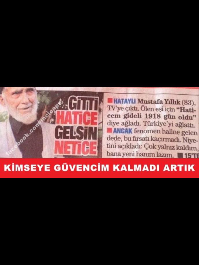 Artık güvenemiyorum kimseye ya siz ne düşünüyorsunuz bu konuda?