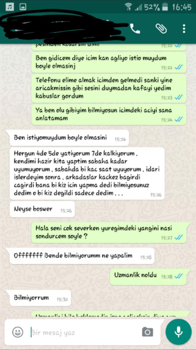 Kızlar, cok uzgunum napcam 😔😔😔?