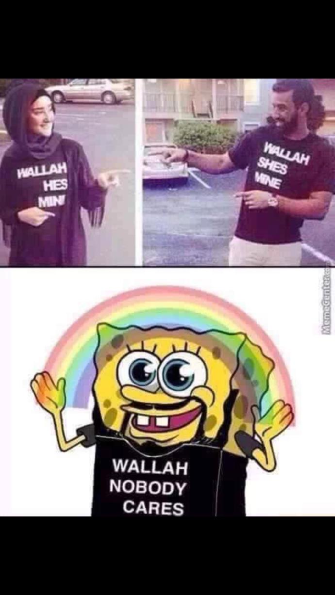 Wallah nobody cares? 